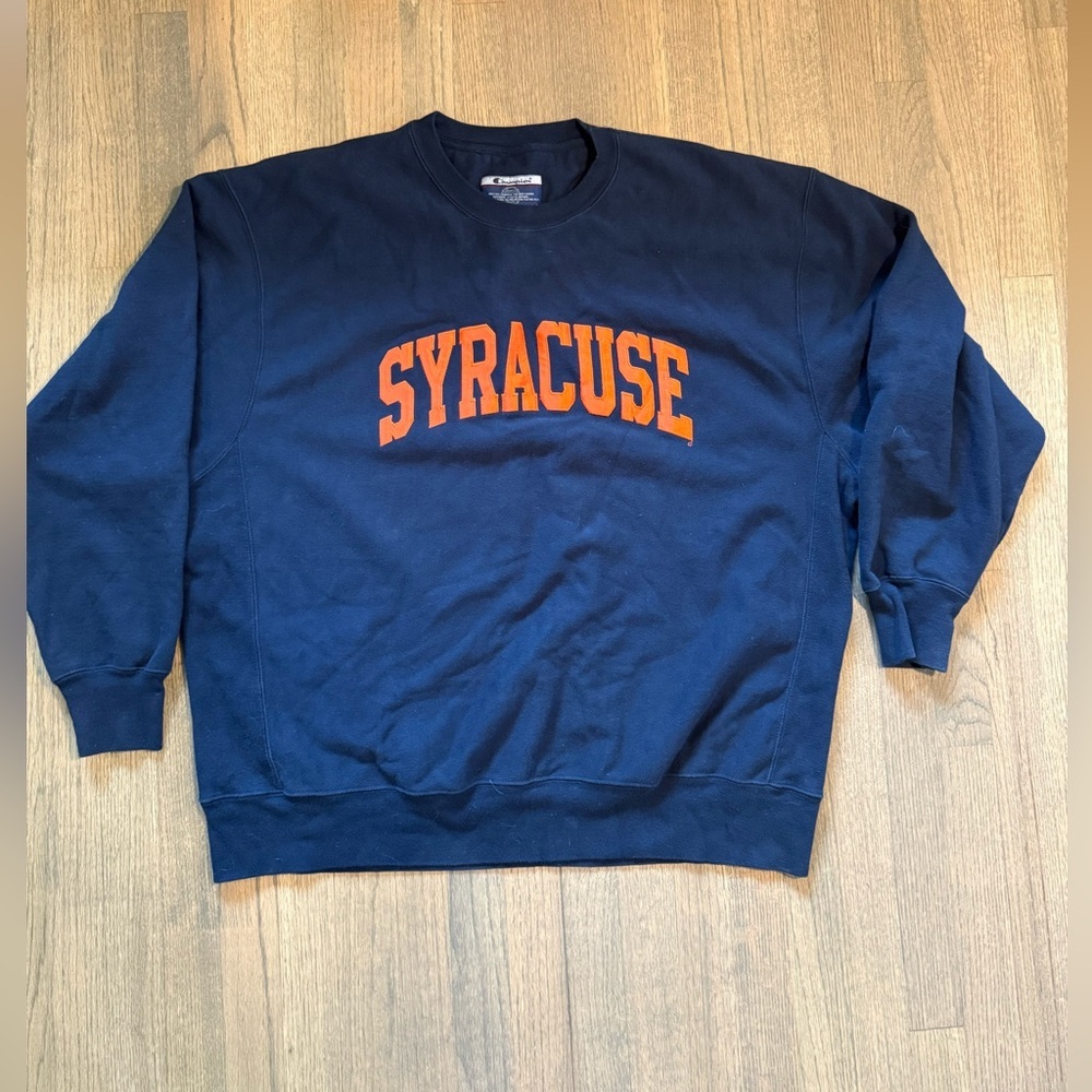 Champion Original Reverse Weave Syracuse Crewneck-Size XXL
